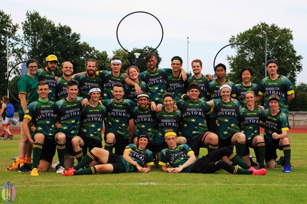 The Dropbears won the World Cup in 2016, and are very firm favourites to win the Gold Medal at the Commonwealth Games in 2018. PC: Ajantha Abey Quidditch Photography